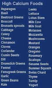 Calcium Foods