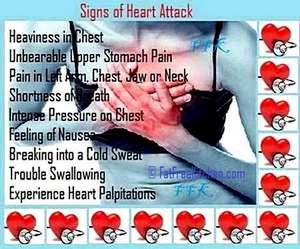 heart attack signs